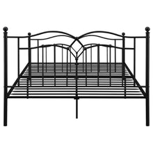 Klossen - Metal Queen Open Frame Bed - Black