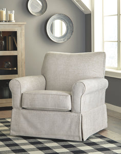 Searcy - Quartz - Swivel Glider Accent Chair