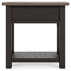 Tyler - Black / Gray - Chair Side End Table