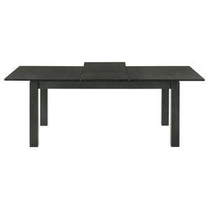 Jakob - Rectangular Extension Leaf Dining Table - Black