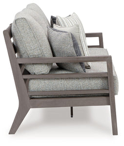 Hillside Barn - Gray / Brown - Sofa With Cushion