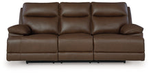 Vonryan - Tobacco - Power Reclining Sofa With Adj Headrest