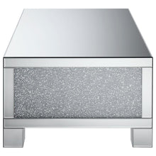 Gillian - Rectangular Mirrored Acrylic Coffee Table - Silver