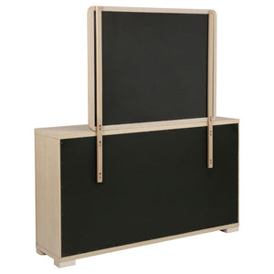 Ladera - 6-Drawer Bedroom Dresser And Mirror - Light Elm