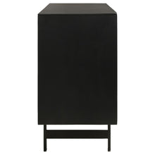 Aminah - 3 Door Wood Accent Cabinet - Natural And Black