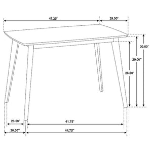 Kersey - Rectangular Wood Dining Table - Chestnut