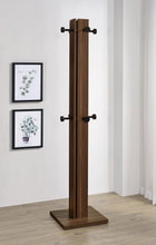 Rikkie - Coat Rack And Mirror - Walnut