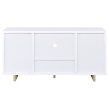 Dalton - 2 Door Storage Credenza - White And Distressed Pine