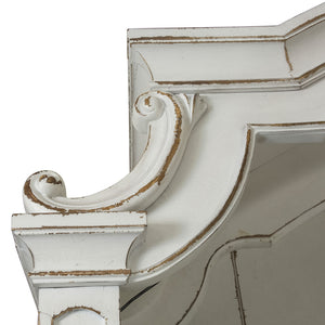 Magnolia Manor - Arched Entertainment Hutch - White