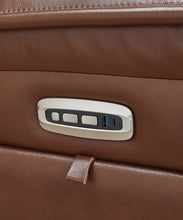 Healy Pier - Chocolate - Power Reclining Sofa / Adj Headrest