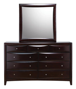 Phoenix - 9-Drawer Dresser - Cappuccino