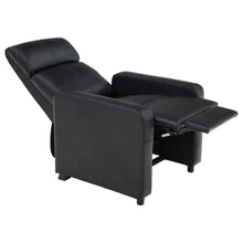 Toohey - Upholstered Home Theater Push Back Recliner - Black