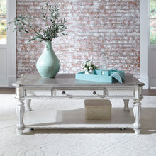 Magnolia Manor - Rectangular Cocktail Table - White