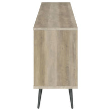 Maeve - 2 Door Engineered Wood Cabinet - Antique Pine And Gray