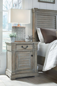 Moreshire - Bisque - One Drawer Night Stand