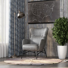 Franky - Accent Chair - Badlands Charcoal