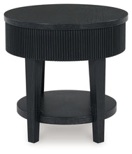 Marstream - Black - Round End Table