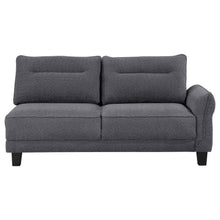 Caspian - Upholstered Curved Arm Chaise Sectional Sofa