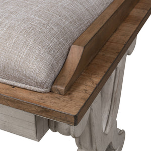 Farmhouse Reimagined - Bed Bench - White