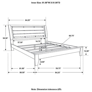 Serenity - Panel Bed