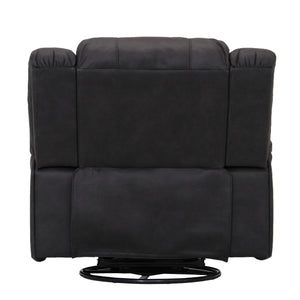 Navaro - Swivel Gliding Recliner - Black Licorice