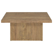 Devar - Square Engineered Wood Coffee Table - Mango Brown