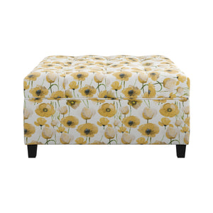 Celia - Storage Ottoman - Golden Poppy