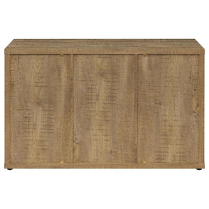 Pepita - 3 Door Engineered Wood Accent Cabinet - Mango Brown