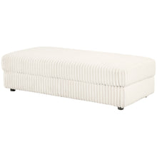 Emberson - Upholstered Rectangular Storage Ottoman - Ivory