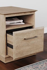 Elmferd - Light Brown - File Cabinet