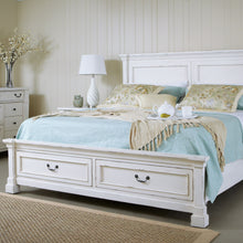 Stoney Creek - Queen Storage Bed - Weathered White