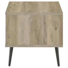 Welsh - Square Engineered Wood Side End Table Antique Pine - Distressed Pine