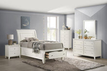 Selena - Sleigh Bed with Footboard Storage