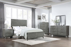 Nathan - Wood Panel Bed