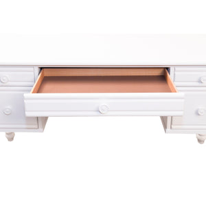 Summer House - Wood Vanity Desk - White