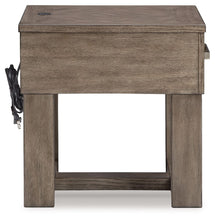 Loyaska - Grayish Brown - Rectangular End Table