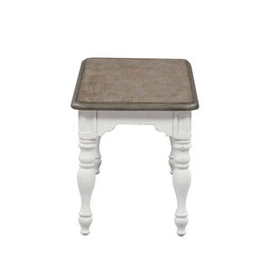 Magnolia Manor - Dining Bench - White