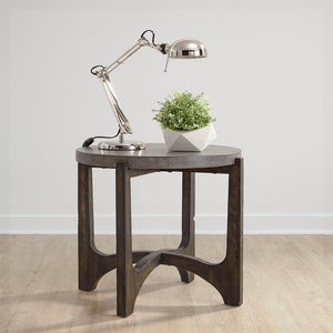 Cascade - End Table - Dark Brown