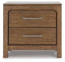 Cabalynn - Light Brown - Two Drawer Night Stand