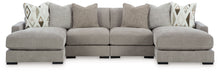 Aslan Court - Sectional With Ottoman Set