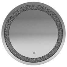 Landar - Round LED Light Wall Mirror - Silver