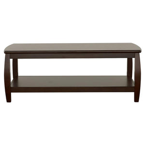 Dixon - 3 Piece Rectangular Wood Coffee Table Set Espresso - Cappuccino