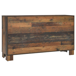 Sidney - 6-Drawer Dresser - Rustic Pine