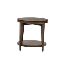 Penton - Round End Table - Dark Brown