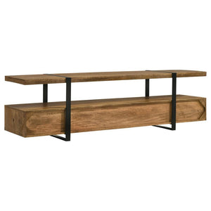 Otto - 5-Drawer Mango Wood TV Stand Media Console - Brown