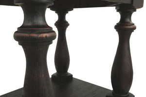 Mallacar - Black - Rectangular End Table