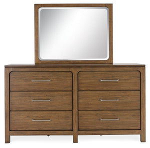 Cabalynn - Light Brown - Dresser And Mirror