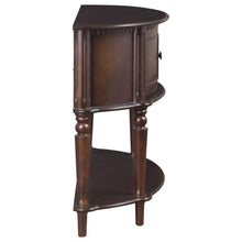 Brenda - 2 Door Demilune Wood Entryway Console Table - Brown