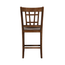 Santa Rosa - Lattice Back Counter Chair - Light Brown