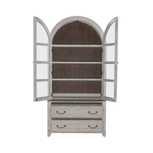 River Place - Curio Cabinet - White